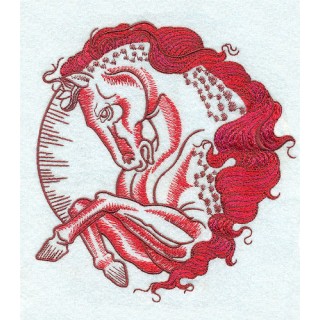 Disobedient horse embroidery design - Embroidery Design