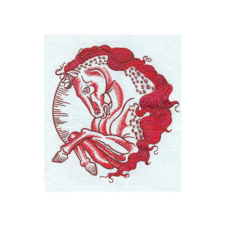 Disobedient horse embroidery design - Embroidery Design