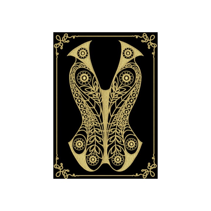 Corset 3 embroidery design - Embroidery Design