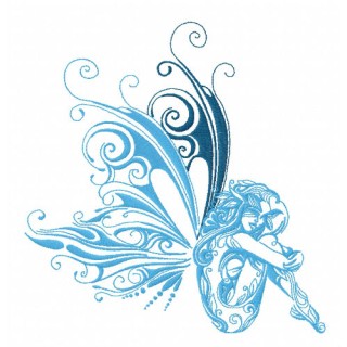 Aery fairy embroidery design - Embroidery Design