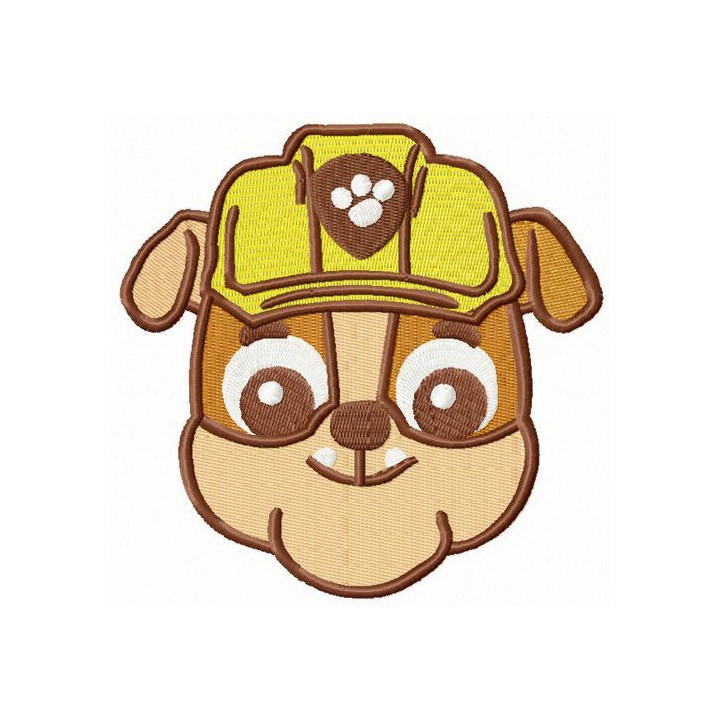 Rubble muzzle embroidery design - Embroidery Design