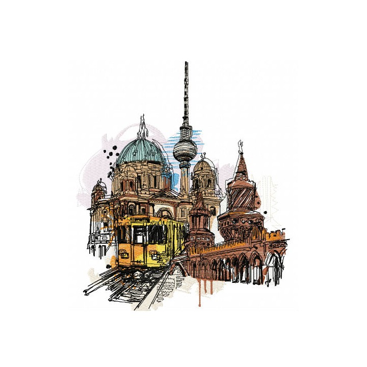 Berlin embroidery design - Embroidery Design