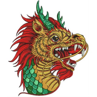 Chinese dragon embroidery design - Embroidery Design