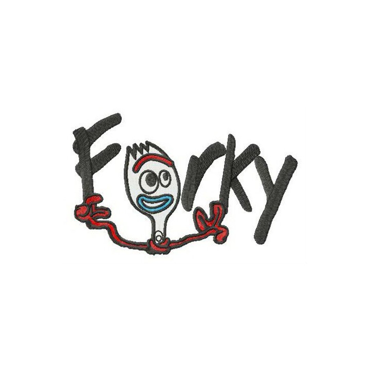 Smart Forky embroidery design - Embroidery Design