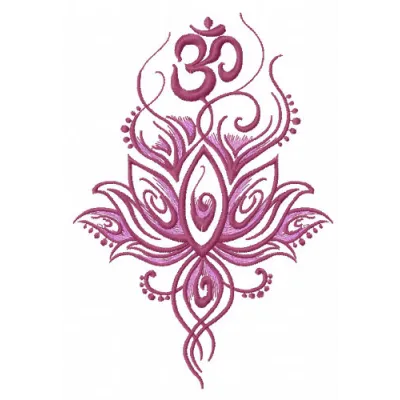 Preview of Oriental Flower 2 embroidery design, showcasing intricate floral motifs for creative stitching projects.