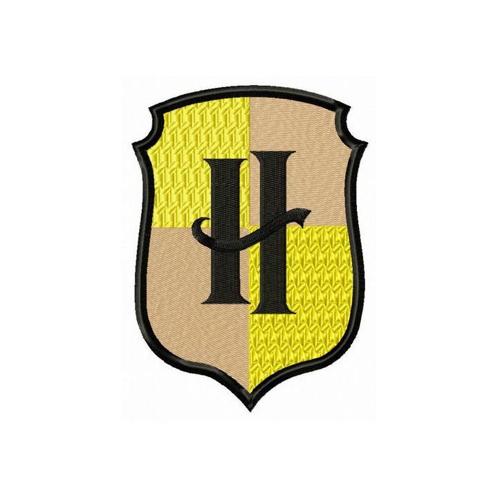 H ufflepuff embroidery design - Embroidery Design