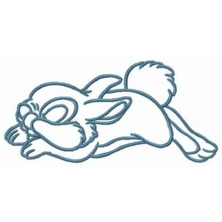 Thumper's dreams embroidery design - Embroidery Design