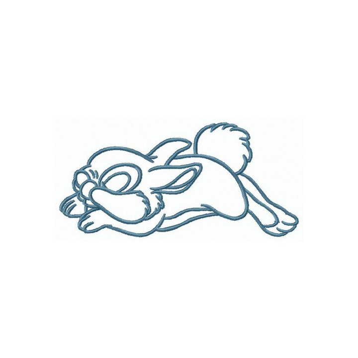 Thumper's dreams embroidery design - Embroidery Design
