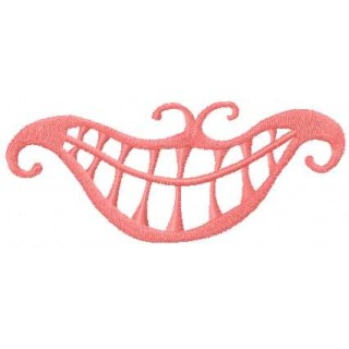 Red lips embroidery design - Embroidery Design