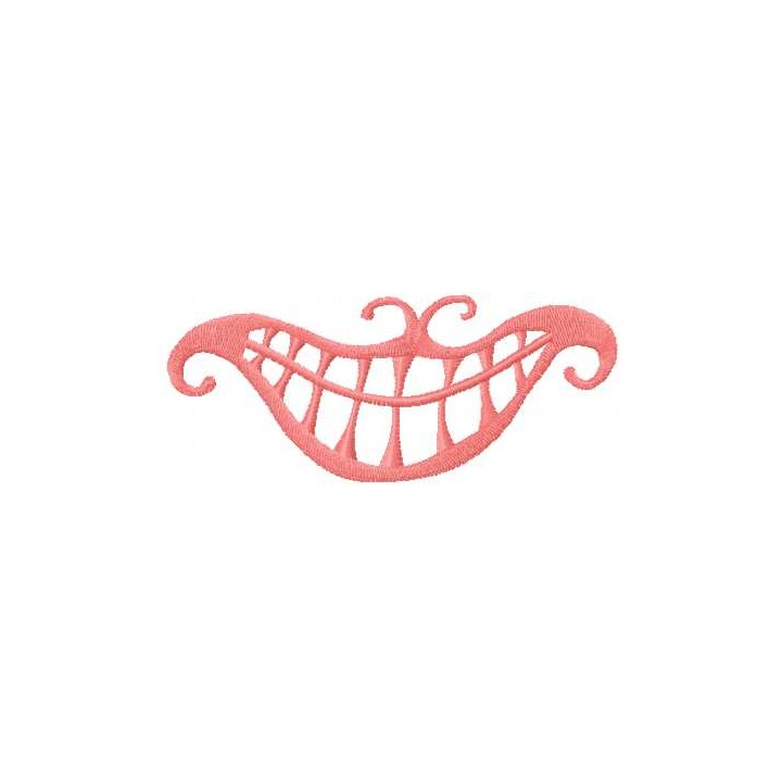 Red lips embroidery design - Embroidery Design