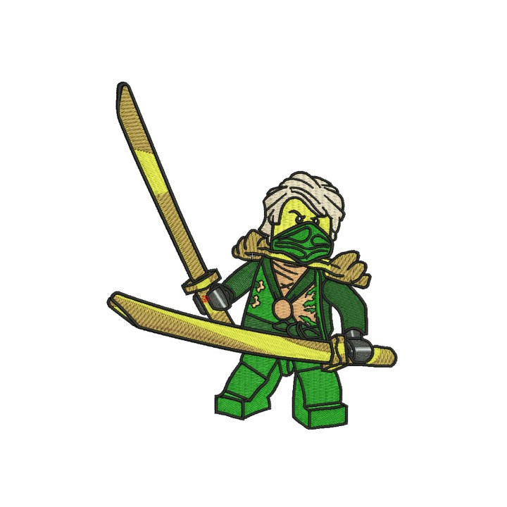 Lloyd Garmadon embroidery design - Embroidery Design