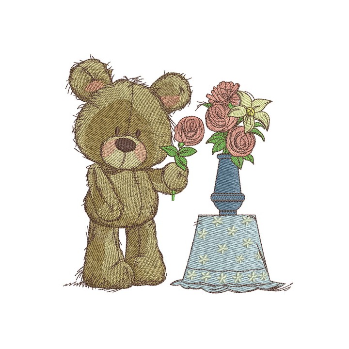 Rose for you embroidery design - Embroidery Design