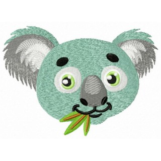 Koala muzzle embroidery design - Embroidery Design