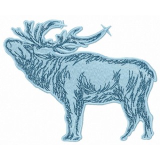 Caribou embroidery design - Embroidery Design