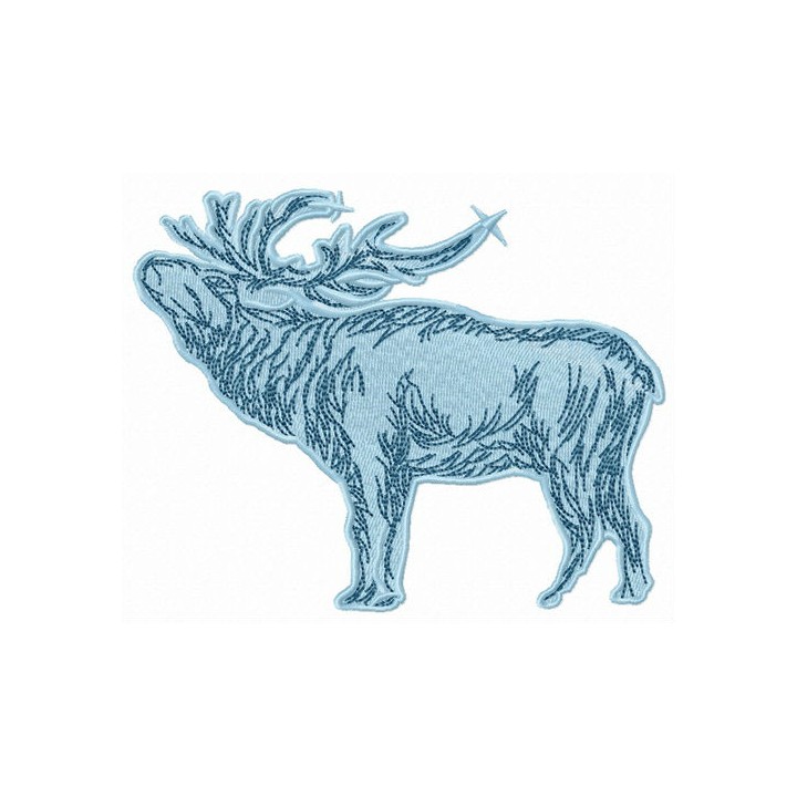 Caribou embroidery design - Embroidery Design