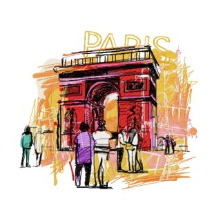 Paris 4 embroidery design - Embroidery Design