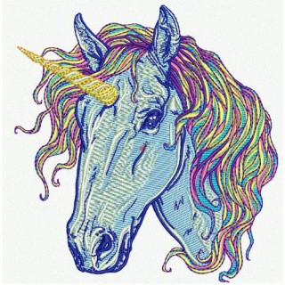 Magical Mane embroidery design - Embroidery Design