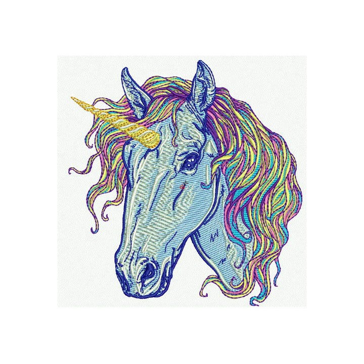 Magical Mane embroidery design - Embroidery Design