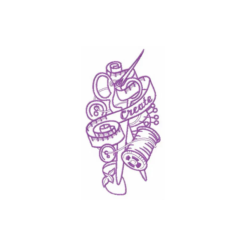 Creative mood embroidery design featuring vibrant patterns, ideal for embellishing t-shirts and tote bags.