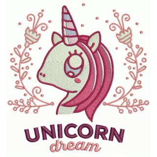 Unicorn dream 4 embroidery design - Embroidery Design