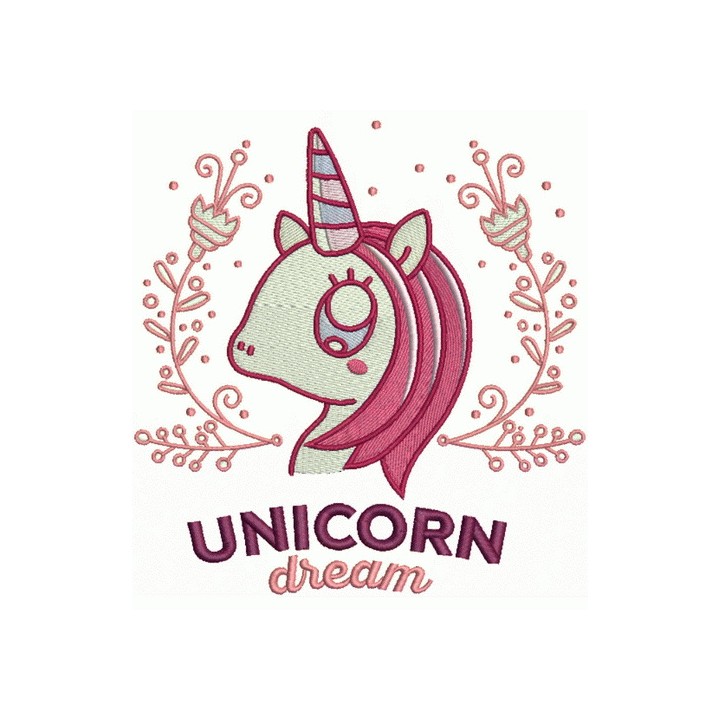 Unicorn dream 4 embroidery design - Embroidery Design
