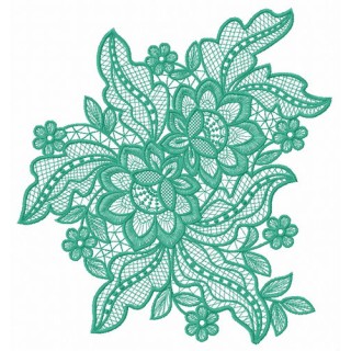 Lace flower 7 embroidery design - Embroidery Design