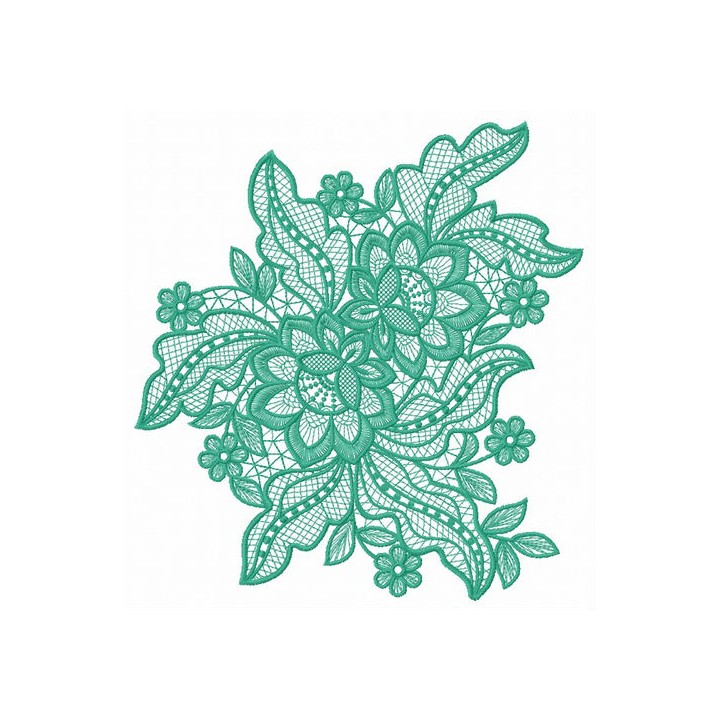 Lace flower 7 embroidery design - Embroidery Design