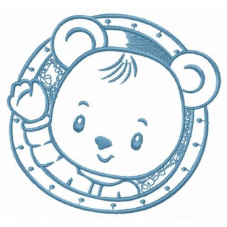 Spaceman embroidery design - Embroidery Design