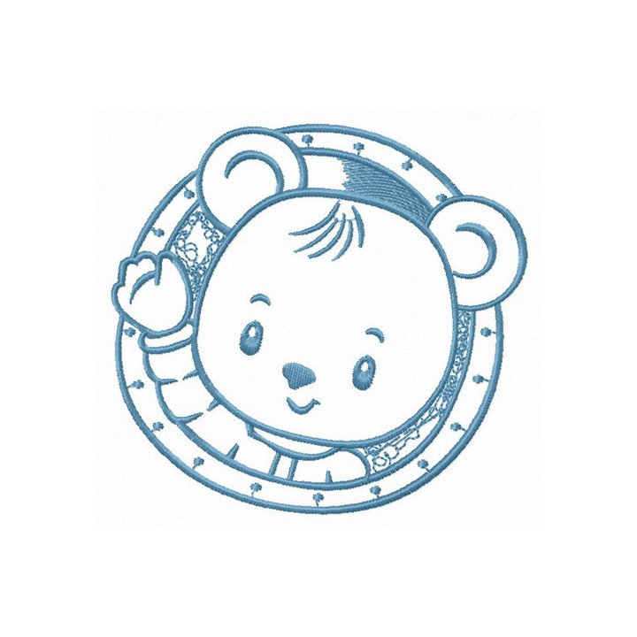 Spaceman embroidery design - Embroidery Design