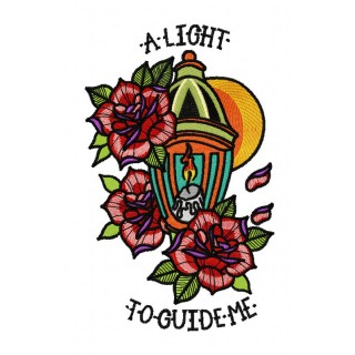 A light to guide me embroidery design - Embroidery Design