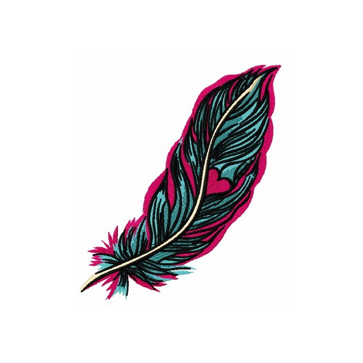 Feather 37 embroidery design - Embroidery Design