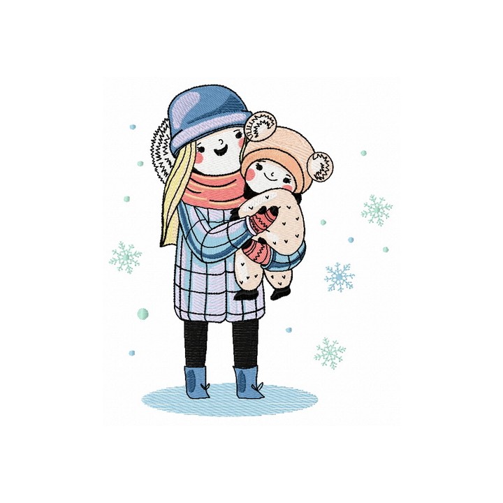 My little girl embroidery design - Embroidery Design