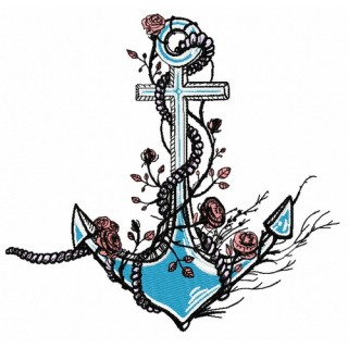 Anchor 13 embroidery design - Embroidery Design