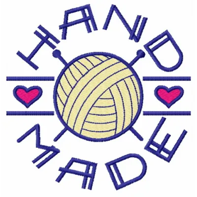 Preview of Handmade 3 embroidery design featuring intricate stitching patterns for creative projects.
