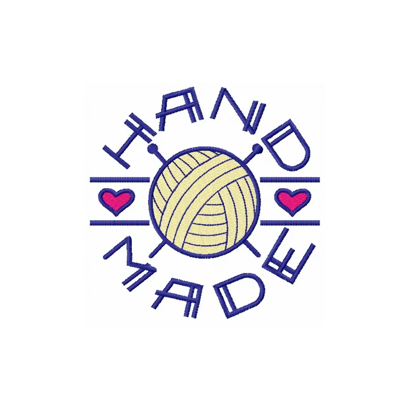 Preview of Handmade 3 embroidery design featuring intricate stitching patterns for creative projects.