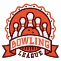 Bowling league 2 embroidery design featuring a dynamic bowling motif, ideal for stitching on hoodies or tote bags.