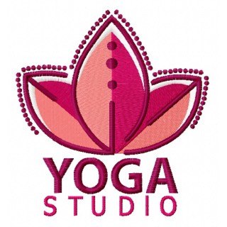 Yoga studio embroidery design - Embroidery Design