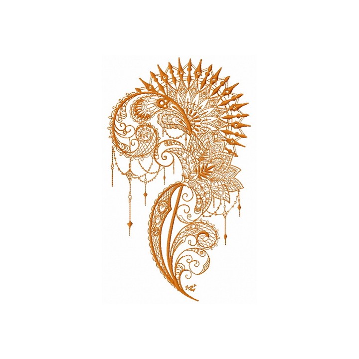 Lace decoration embroidery design - Embroidery Design