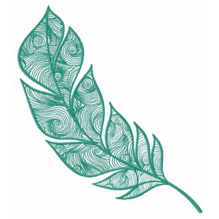 Feather 36 embroidery design - Embroidery Design