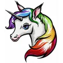Unicorn Wishes embroidery design featuring a whimsical unicorn motif, perfect for stitching on t-shirts and totes.