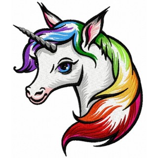 Unicorn Wishes embroidery design - Embroidery Design