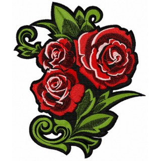 Bouquet of roses embroidery design - Embroidery Design