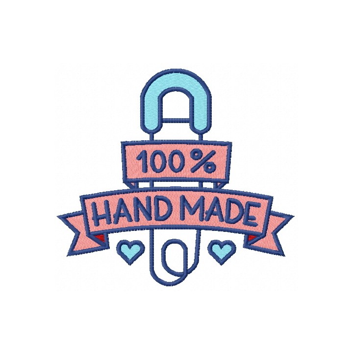 100% handmade embroidery design - Embroidery Design