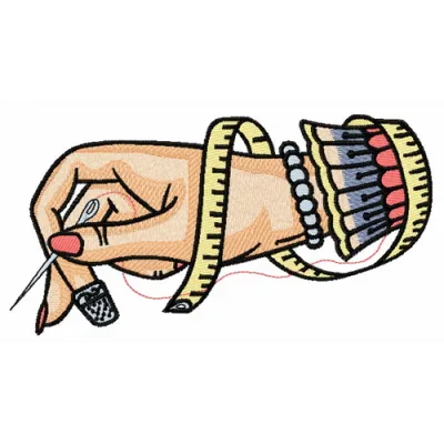 Preview of a seamstress hand embroidery design featuring elegant stitching patterns for craft projects.