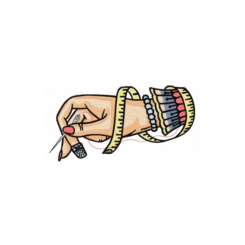 Preview of a seamstress hand embroidery design featuring elegant stitching patterns for craft projects.