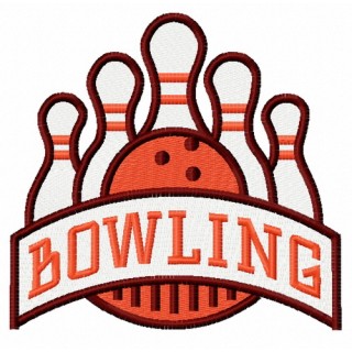 Bowling embroidery design - Embroidery Design