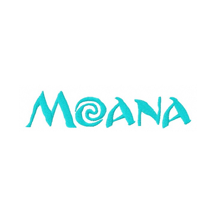 Moana logo embroidery design - Embroidery Design