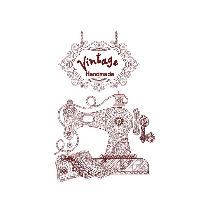 Vintage handmade embroidery design - Embroidery Design