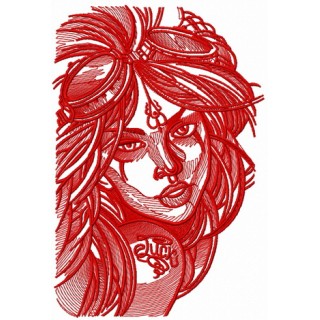 Luck tattoo embroidery design - Embroidery Design