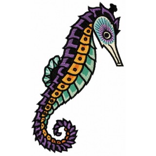 Sea horse 5 embroidery design - Embroidery Design